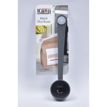 Storemax Coffee Time Filtre Kahve Kağıdı 1/4 4 Numara 80'li Paket + Klipsli Çay Kahve Ölçü Kaşığı - Gri