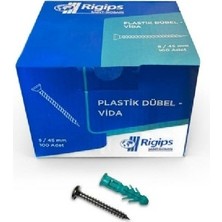 Dübel Vida Seti, 8X45 Mm, Rigips, 1P=100 Adet