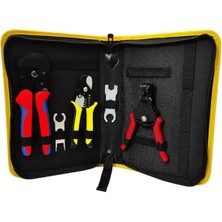 Hegel Inges - Güneş Paneli Montakı Için Mc4 Bağlantı Seti - Kablo Sıkma , Sıyırma , Kesme , Çakma Aparatı