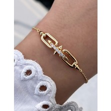 Ferro Sarı Çelik Kadın Bileklik FRJW10011A-B 2 Yıl Garantili Hediye Paketli