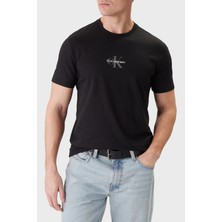 Calvin Klein Pamuklu Regular Fit Logolu Bisiklet Yaka T Shirt LV04RB866GUB1 Erkek T Shirt LV04RB866G Ub1