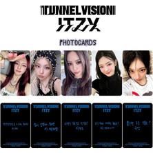 Kpop Dünyası Itzy '' Tunnel Vision '' Photocards Set Photobook A