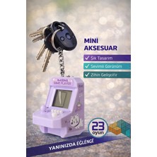 Hak-İş Oyuncak Mini Oyun Konsollu 23 Oyun Modüllü Tetris – Lila Kedi