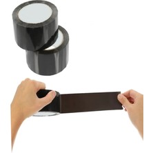 Siyah Koli Bandı 45MMX100M Renkli Koli Bantı Siyah Renk Hotmelt Yapışkanlı