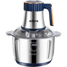 Ezere Powerchop Pro Elektrikli Paslanmaz Çelik Kollu 5 Litre Et Kıyma Makinesi Sebze Meyve Doğray
