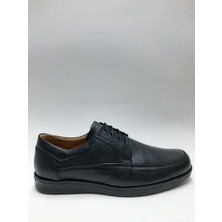 Retto Hakiki Deri Bağcıklı Ortopedik Kauçuk Tabanlı Battal Boy (45-46..) Kışlık Erkek Ayakkabı C-8791256RETBTL