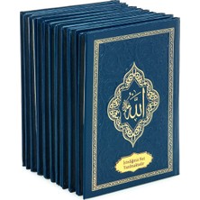 İhvan Online 10 Adet Isme Özel Kabartmalı Mevlüt Hediyelik Ciltli Yasin Kitabı - Çanta Boy – 128 Sayfa - Lacivert