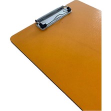 KarmaOfis A4 Ahşap Sekreterlik Turuncu (3 mm Kalınlıkta)