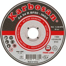 Karbosan Inox Kesici Taş 25 Li 115X1,0X22