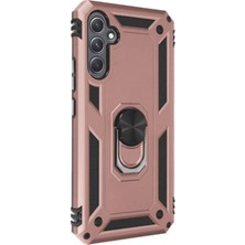 Evyora Newface Samsung Galaxy A54 5g Kılıf Sofya Yüzüklü Silikon Kapak - Rose