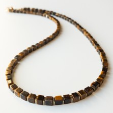 THEIA GemWorks Cove — Kaplan Gözü & Hematit Erkek Kolye