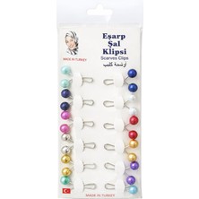 Vipfoni Incili Eşarp Klipsi, Eşarp Iğnesi 12 Adet