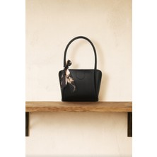 Özüm Takı Çanta Kadın Fular Detay Kol ve Omuz Çantası Siyah