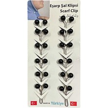 Vipfoni Incili Eşarp Klipsi, Eşarp Iğnesi 12 Adet