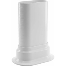 Nzb Boru Saklama Aparatı Kalorifer Petek Boruları Için Çiftli Plastik Beyaz Renkli Ayarlanabilir