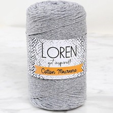 Durukar Loren Cotton Macrame Gri - R082 - 34357