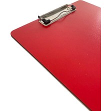 KarmaOfis A4 Ahşap Sekreterlik Kırmızı (3 mm Kalınlıkta)