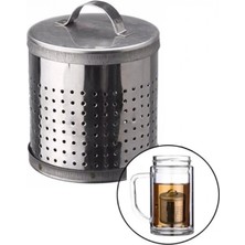MiraLive Büyük Metal Çay Süzgeci