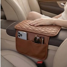 Multi Trendy Deri Araç Kolçak Kılıfı Organizer | Çift Cepli Kol Dayama Araç Içi Düzenleyici