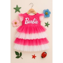 DeKuBaby Pul Işlemeli Kat Kat Tüllü Kabarık Etekli Kız Çocuk Abiye-Parti-Doğum Günü Kostümü