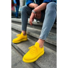 Nil Avm CH307  Rt Tricot Erkek Ayakkabı Sarı