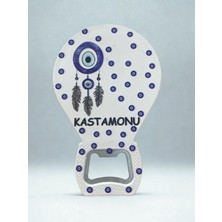 Mundy Kastamonu Temalı Nazar Baskılı Magnet Şişe Açacağı Buzdolabı Süsü (KOD:890)