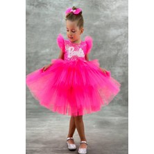 DeKuBaby Pul Işlemeli Kat Kat Tüllü Kabarık Etekli Kız Çocuk Abiye-Parti-Doğum Günü Kostümü