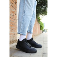 Nil Avm CH004  Cst Hıde Erkek Ayakkabı Sıyah