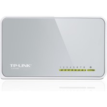 Nil Avm Tplınk TLSF1008D 8 Port 10/100 Plasti̇k Kasa Swıtch