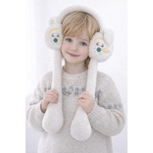 Gigi Giyim Dinozor Desenli Sesli Oynar Kulaklı Peluş Çocuk Kulaklık