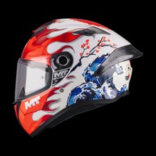 Kask mt Helmets Targo S Yamanaka 2025 A5 Kırmızı