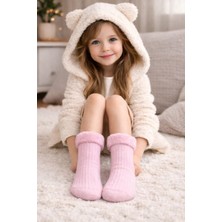 Gigi Giyim Bilekleri Kürklü Kız Çocuk Havlu Termal Çorap