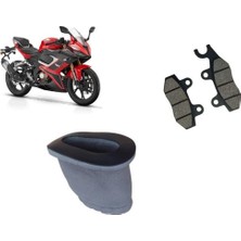 Motohane Rks Srk 125 Hava Filtresi ve Arka Disk Fren Balata Seti