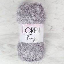 Durukar Loren Furry Gri El Örgü Ipi - RF006 - 34045