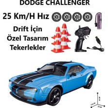 Brother Toys 25 Km/h Hız Yapan Dodge Challenger Görünümlü Şarjlı 2.4 Ghz Uzaktan Kumandalı Drift Araba