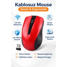 Trendpix Kablosuz Mouse Lux Vakum Tasarım | Sessiz Tıklama | Ergonomik Kullanım |PL-1869
