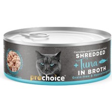 Sptrns Prochoice 70 gr x 12 Adet Tahılsız, Hipoalerjenik, Tiftiklenmiş Tuna Balıklı Yaş Kedi Maması