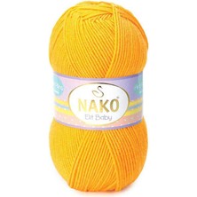 Nako Elit Baby (5 Adet) 4674 Portakal Nergisi Renk El Örgü Ipliği