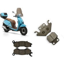 Motohane Rks Ltr 125  Ön - Arka Fren Disk Balatası Takımı
