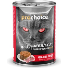 Sptrns Prochoice 400 gr x 12 Adet Yetişkin Kediler Için, Tahılsız, Kuzu Etli Ezme