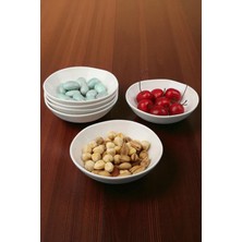 iselahome Shine 6'lı Porselen Çerezlik Kase 12 cm