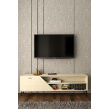 Yvz Mobilya Yıldız -2 Tv Ünitesi Traverten 1. Klt Mdf