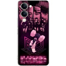 TechTree Vivo Y04 Uyumlu Blackpink Poster Baskılı Silikon Kılıf