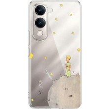 TechTree Vivo Y04 Uyumlu Küçük Prens Tasarımlı Baskılı Silikon Kılıf