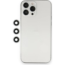 Newface Iphone 12 Pro Shine Kamera Lens - Gümüş