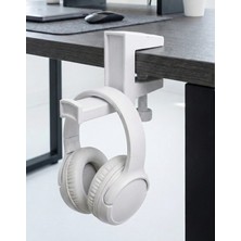 Premium Minimalist Gamer Çok Amaçlı Ayarlanabilir Kulaklık Standı - Siyah