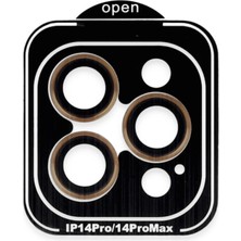 Joko Iphone 14 Pro Max Pvd Metal Kamera Lens - Turuncu
