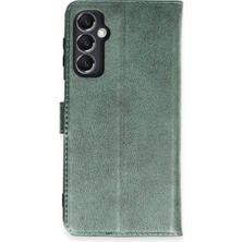 Newface Samsung Galaxy M34 5g Kılıf Trend S Plus Kapaklı Kılıf - Yeşil