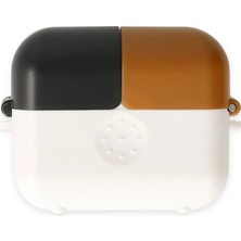 Newface Airpods 3 (3.nesil) Basmalı Kılıf - Beyaz-Siyah-Kahverengi