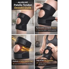 Aluslive ALUSLİVE PATELLA TENDON DİZLİK STANDART BEDEN